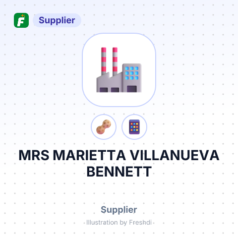 MRS MARIETTA VILLANUEVA BENNETT – summary card, no photo uploaded yet