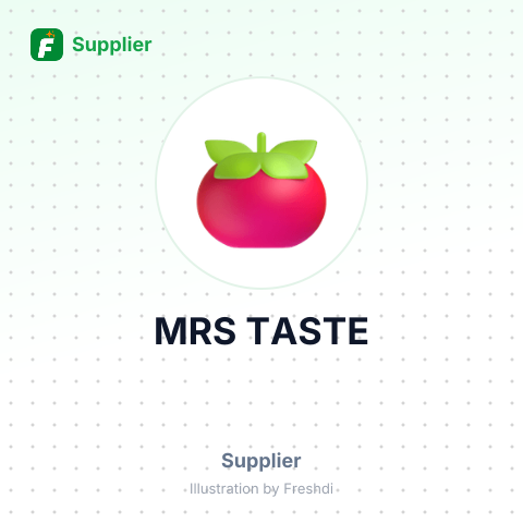 MRS TASTE – summary card, no photo uploaded yet