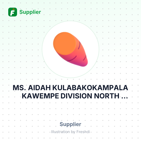 MS. AIDAH KULABAKOKAMPALA KAWEMPE DIVISION NORTH KAWEMPE DIVISIONKYEBANDO CENTRAL KYEBANDO CENTRALNANA – summary card, no photo uploaded yet