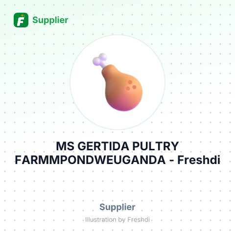 MS GERTIDA PULTRY FARMMPONDWEUGANDA – summary card, no photo uploaded yet