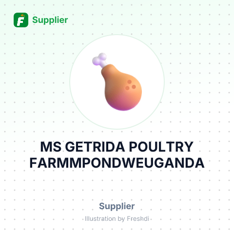 MS GETRIDA POULTRY FARMMPONDWEUGANDA – summary card, no photo uploaded yet