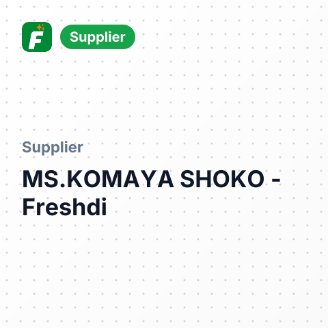 MS.KOMAYA SHOKO – summary card, no photo uploaded yet
