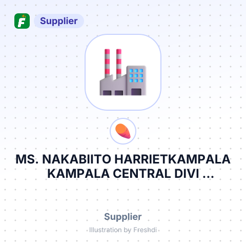 MS. NAKABIITO HARRIETKAMPALA KAMPALA CENTRAL DIVI KAMNAKASERO CITY CENTER COMPLEXLUWUMU12 – summary card, no photo uploaded yet