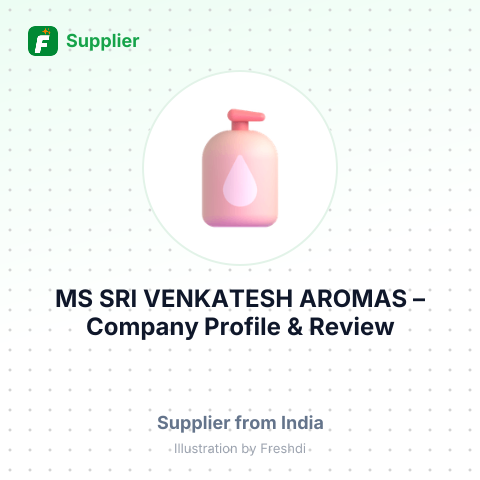 MS SRI VENKATESH AROMAS – summary card, no photo uploaded yet
