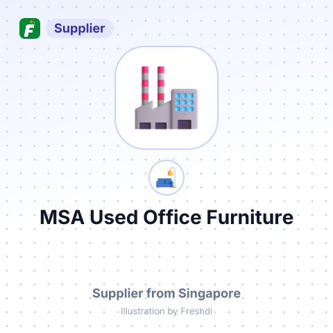 MSA Used Office Furniture – summary card, no photo uploaded yet