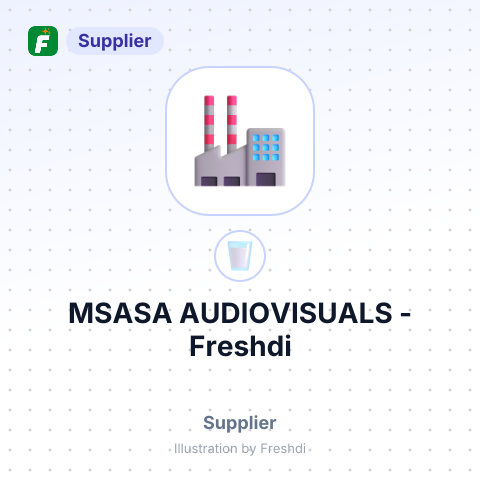 MSASA AUDIOVISUALS – summary card, no photo uploaded yet