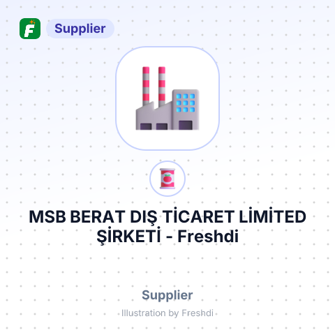 MSB BERAT DIŞ TİCARET LİMİTED ŞİRKETİ – summary card, no photo uploaded yet
