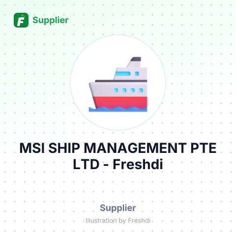 MSI SHIP MANAGEMENT PTE LTD – summary card, no photo uploaded yet