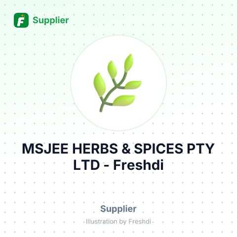 MSJEE HERBS & SPICES PTY LTD – summary card, no photo uploaded yet