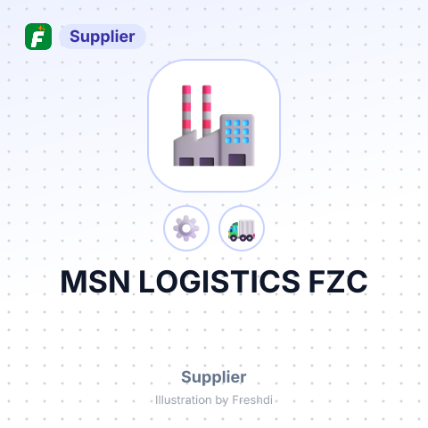 MSN LOGISTICS FZC – summary card, no photo uploaded yet