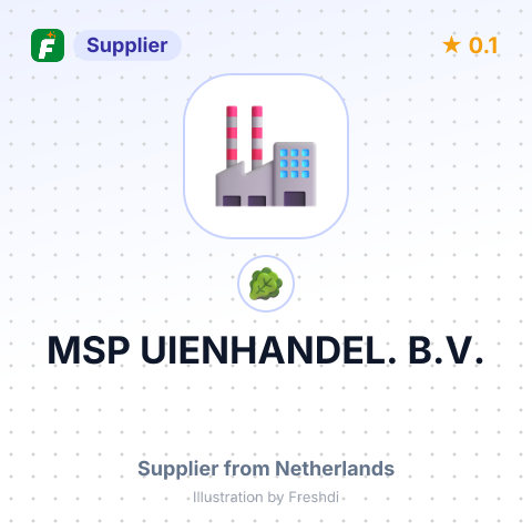 MSP UIENHANDEL. B.V. – summary card, no photo uploaded yet