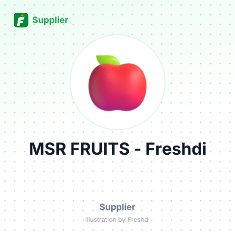 MSR FRUITS – summary card, no photo uploaded yet