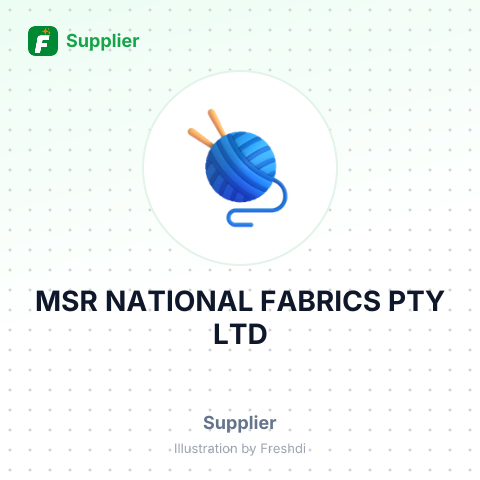 MSR NATIONAL FABRICS PTY LTD – summary card, no photo uploaded yet