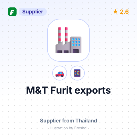 M&T Furit exports – summary card, no photo uploaded yet