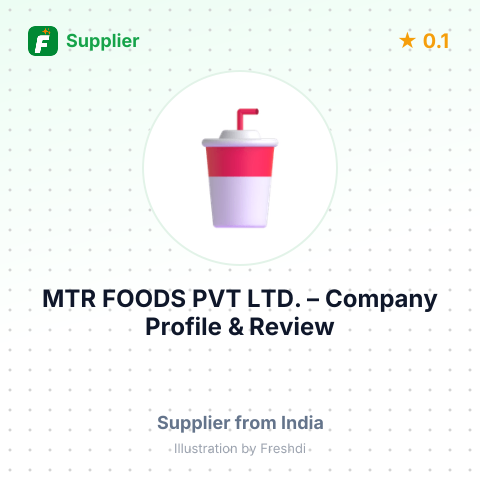 MTR FOODS PVT LTD., – summary card, no photo uploaded yet