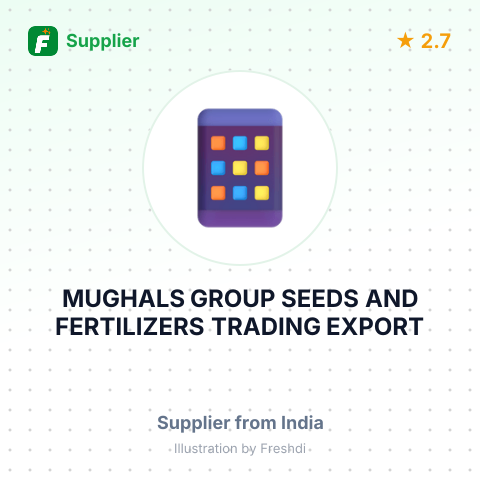 MUGHALS GROUP SEEDS AND FERTILIZERS TRADING EXPORT – summary card, no photo uploaded yet