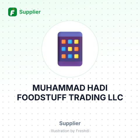 MUHAMMAD HADI FOODSTUFF TRADING LLC – summary card, no photo uploaded yet