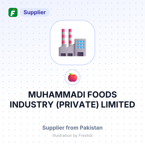 MUHAMMADI FOODS INDUSTRY (PRIVATE) LIMITED – summary card, no photo uploaded yet