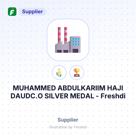 MUHAMMED ABDULKARIIM HAJI DAUDC.O SILVER MEDAL – summary card, no photo uploaded yet