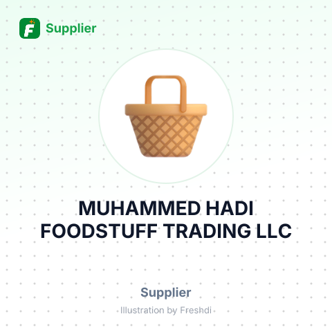 MUHAMMED HADI FOODSTUFF TRADING LLC – summary card, no photo uploaded yet
