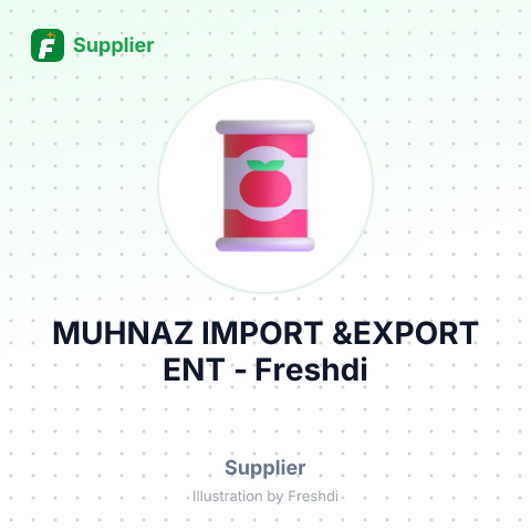 MUHNAZ IMPORT &EXPORT ENT – summary card, no photo uploaded yet