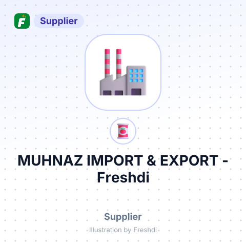 MUHNAZ IMPORT & EXPORT – summary card, no photo uploaded yet