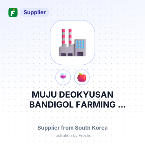 MUJU DEOKYUSAN BANDIGOL FARMING ASSOCIATION – summary card, no photo uploaded yet