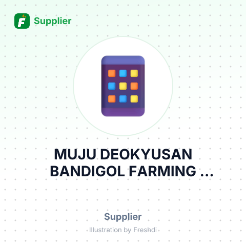 MUJU DEOKYUSAN BANDIGOL FARMING ASSOCIATION – summary card, no photo uploaded yet