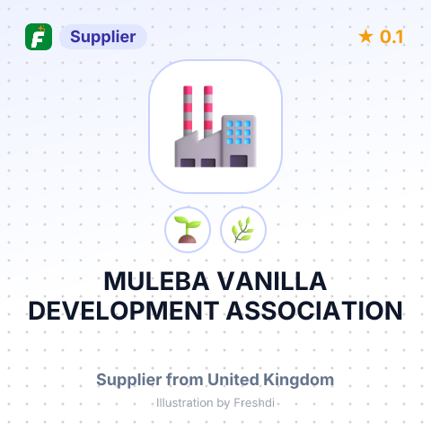 MULEBA VANILLA DEVELOPMENT ASSOCIATION – summary card, no photo uploaded yet