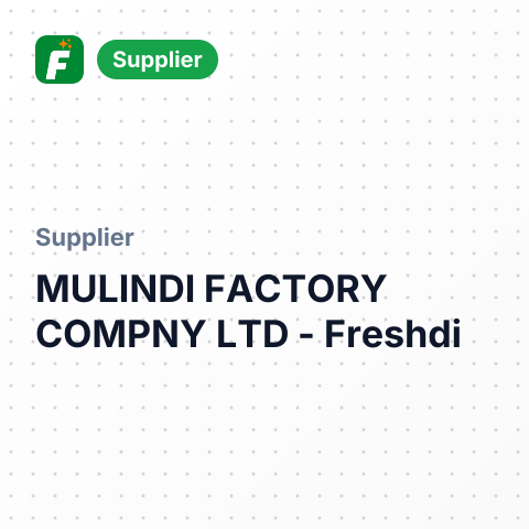 MULINDI FACTORY COMPNY LTD – summary card, no photo uploaded yet