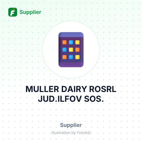 MULLER DAIRY ROSRL JUD.ILFOV SOS. – summary card, no photo uploaded yet