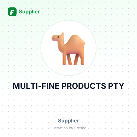 MULTI-FINE PRODUCTS PTY – summary card, no photo uploaded yet