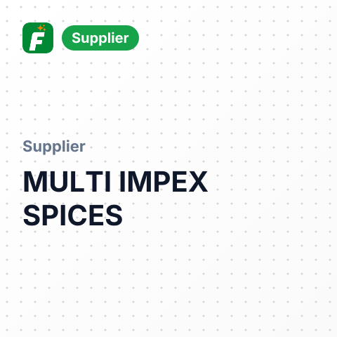 MULTI IMPEX SPICES – summary card, no photo uploaded yet
