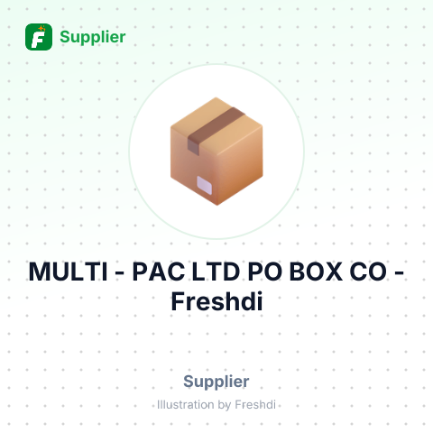 MULTI - PAC LTD PO BOX CO – summary card, no photo uploaded yet