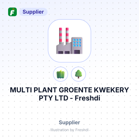 MULTI PLANT GROENTE KWEKERY PTY LTD – summary card, no photo uploaded yet
