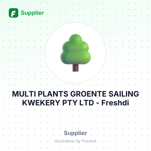 MULTI PLANTS GROENTE SAILING KWEKERY PTY LTD – summary card, no photo uploaded yet