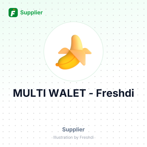 MULTI WALET – summary card, no photo uploaded yet