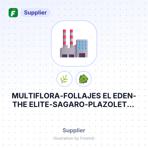 MULTIFLORA-FOLLAJES EL EDEN-THE ELITE-SAGARO-PLAZOLETA-ANDEAN – summary card, no photo uploaded yet