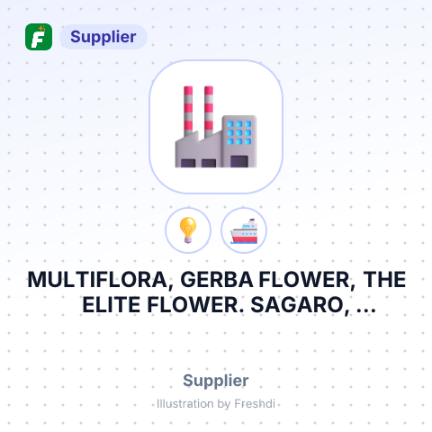MULTIFLORA, GERBA FLOWER, THE ELITE FLOWER. SAGARO, JARDINES DE LOS ANDES – summary card, no photo uploaded yet