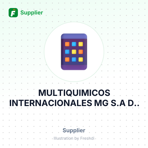 MULTIQUIMICOS INTERNACIONALES MG S.A DE C.V – summary card, no photo uploaded yet