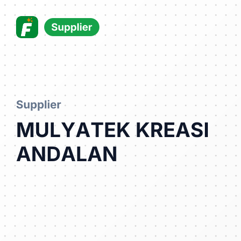 MULYATEK KREASI ANDALAN – summary card, no photo uploaded yet