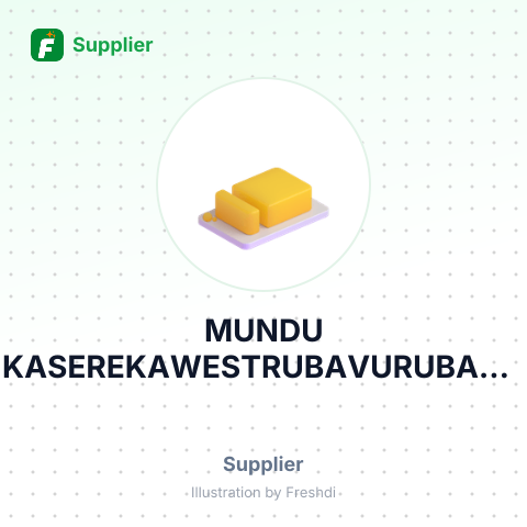 MUNDU KASEREKAWESTRUBAVURUBAVU – summary card, no photo uploaded yet