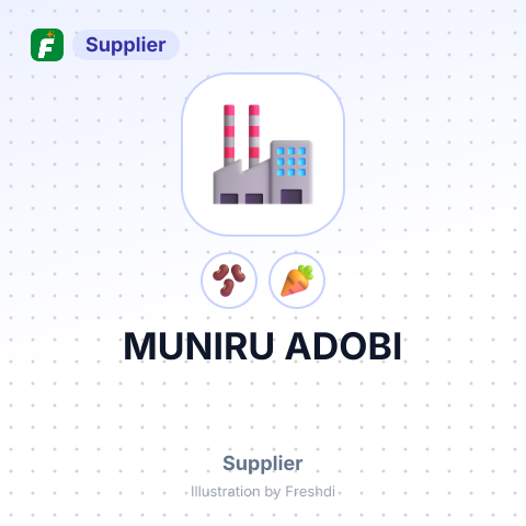 MUNIRU ADOBI – summary card, no photo uploaded yet