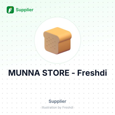MUNNA STORE – summary card, no photo uploaded yet