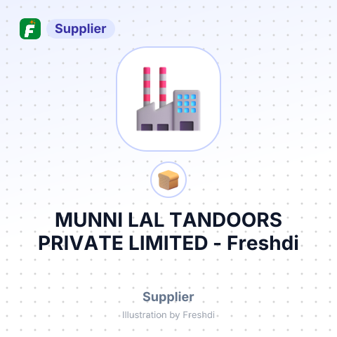 MUNNI LAL TANDOORS PRIVATE LIMITED – summary card, no photo uploaded yet