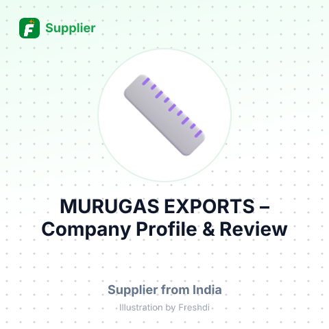 MURUGAS EXPORTS – summary card, no photo uploaded yet