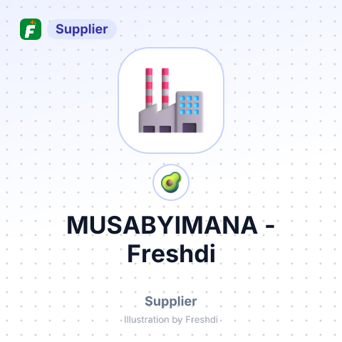 MUSABYIMANA – summary card, no photo uploaded yet