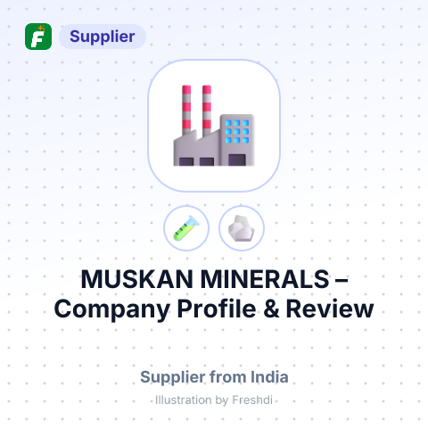 MUSKAN MINERALS – summary card, no photo uploaded yet