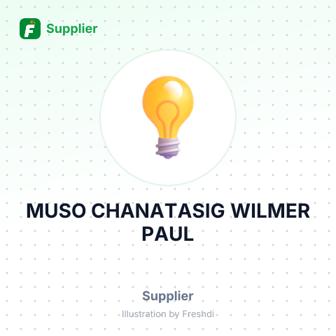 MUSO CHANATASIG WILMER PAUL – summary card, no photo uploaded yet