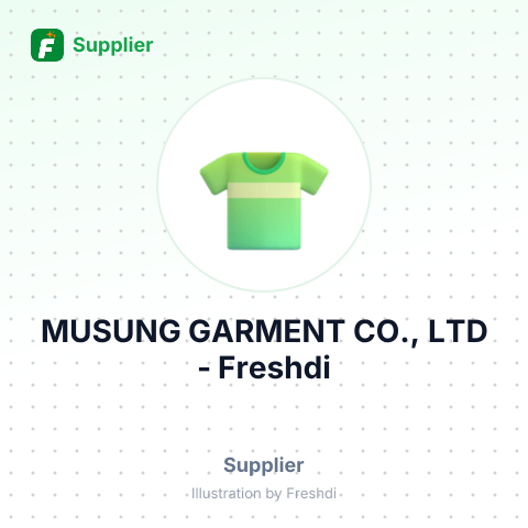 MUSUNG GARMENT CO., LTD – summary card, no photo uploaded yet